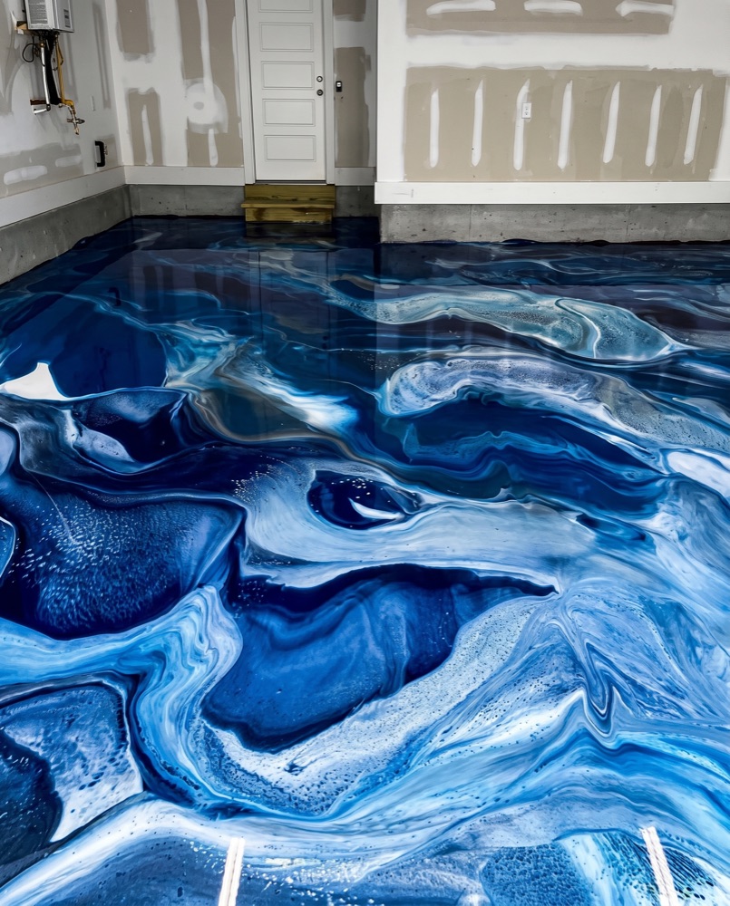 Metallic & Decorative Epoxy in Willamette Valley